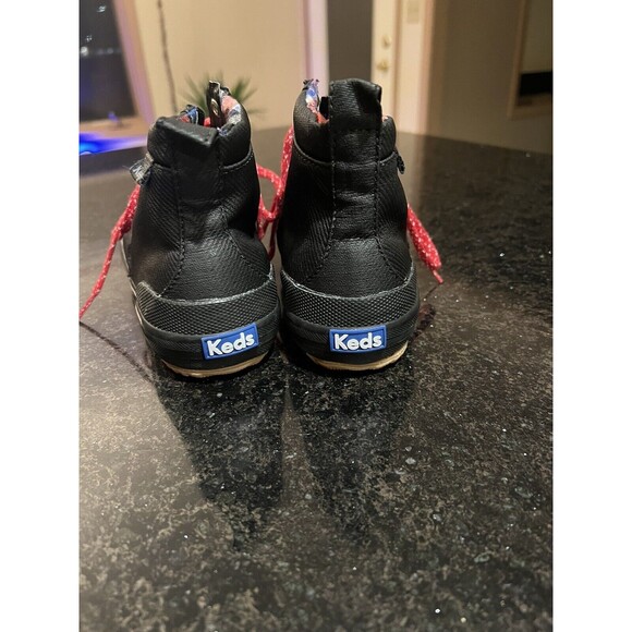 Keds Boots Womens 7 Black Scout Water Resistant Lace Up Micro Fleece Lining - Picture 6 of 15